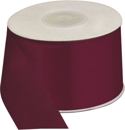 Wstążka Craft-Fun Series satynowa 50x25 [mm x m] bordowy Titanum (TS50-082)