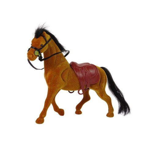 Figurka koń brązowy 17cm Lean (13377)