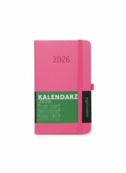 Kalendarz książkowy (terminarz) 2026 różowy TDW A6 Antra