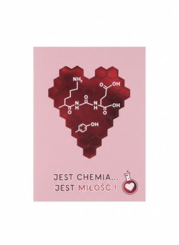 Kartka składana Karnet B6 Walentynki chemia B6 Henry (5905701485727)