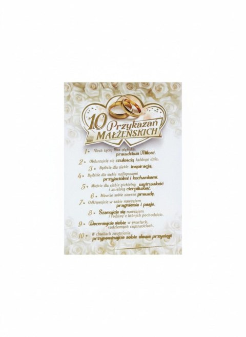 Kartka składana Ślub B6+ B6 Ab Card (5905937481692)