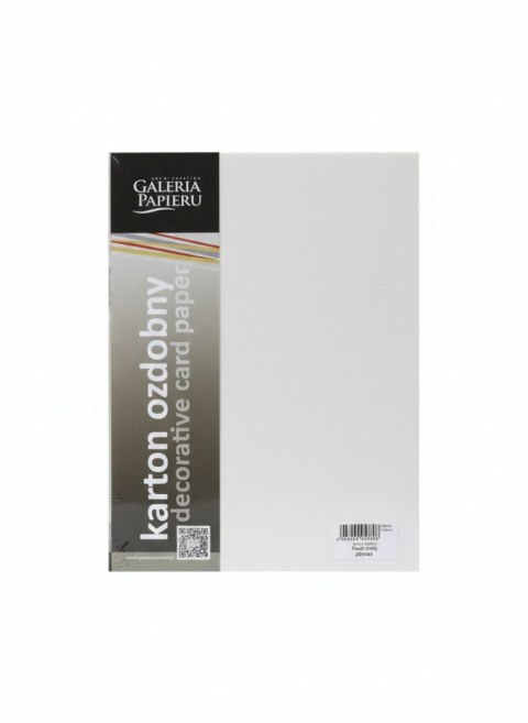Papier ozdobny (wizytówkowy) A4 flash biały 200g Galeria Papieru (205401)