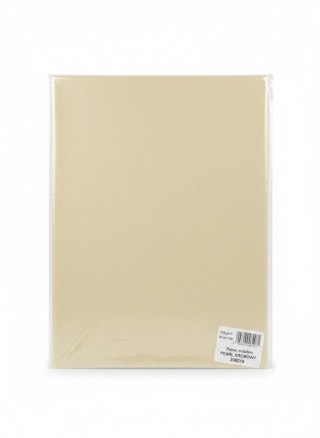 Papier ozdobny (wizytówkowy) pearl A4 kremowy 135g Galeria Papieru (206216)