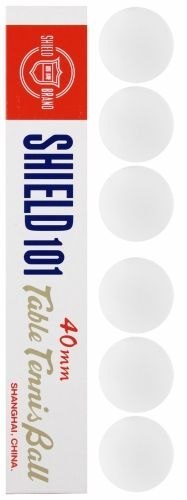 Piłka do tenisa stołowego Shield 101 6szt. Mega Creative (577917)