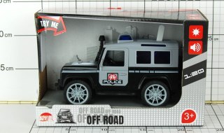 Samochód policyjny jeep ze światłem i dźwiękiem Dromader (130-1287221)