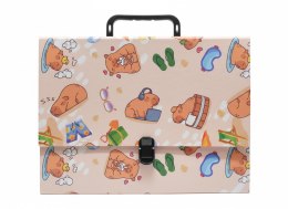 Teczka kartonowa na klips KAPIBARA PLAŻA t0119 Z RĄCZKĄ A4 mix Penmate (TT9230)