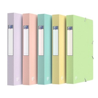 Teczka plastikowa na gumkę Urban pastel A4 mix 650 mic. [mm:] 240x320 Oxford (400205734)