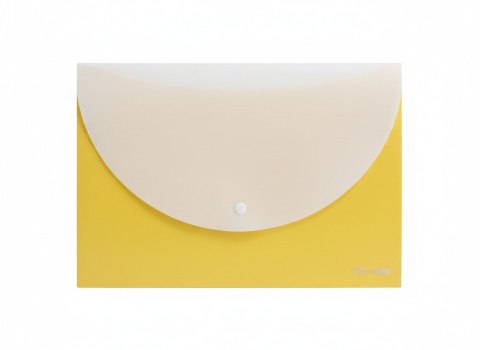 Teczka plastikowa na zatrzask RIO ŻÓŁTA 5902315578074 A4 żółta 180 mic. Deli (E38977_YELLOW)