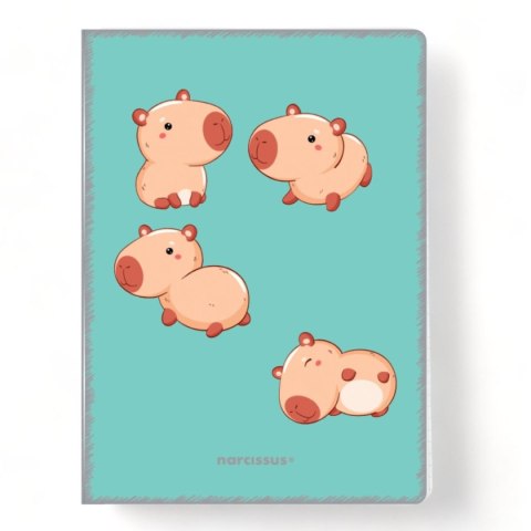 Zeszyt A4 PP Kawaii 60k. 80g krata Narcissus