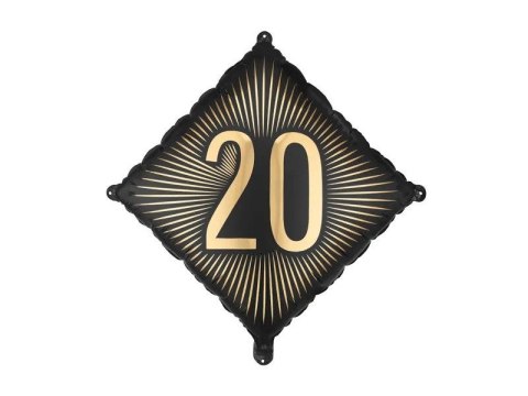 Balon foliowy 20, 46x46 cm Partydeco (FB362-20)