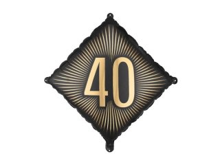 Balon foliowy 40, 46x46 cm Partydeco (FB362-40)