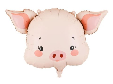 Balon foliowy Świnka, 61x36 cm Partydeco (FB368)