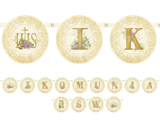 Baner Pierwsza komunia święta Partydeco (GRL3)