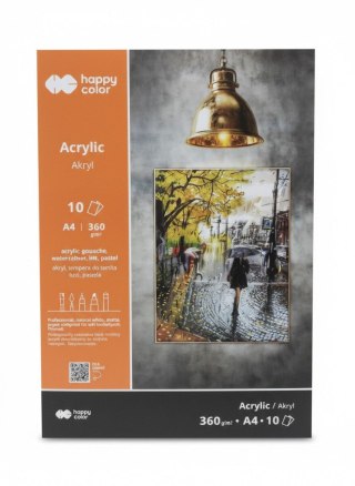 Blok artystyczny A4 360g 10k Happy Color (HA 7836 2030-A10)