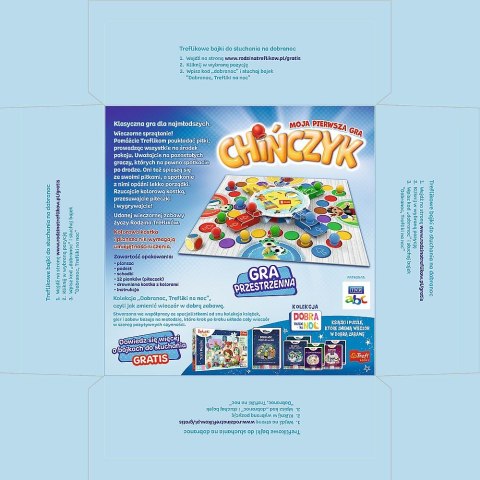 Gra planszowa Chińczyk, Moja pierwsza Rodzina Treflików Chińczyk Moja pierwsza gra Rodzina Treflików Trefl (02056)