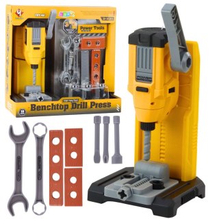 Narzędzia Warsztat Małego Majsterkowicza Wiertarka Stołowa Narzędzia Akcesoria 18 el. Lean (28132)