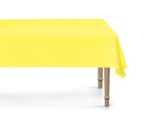 Obrus żółty papier [mm:] 1370x1830 Partydeco (OBS6-084)