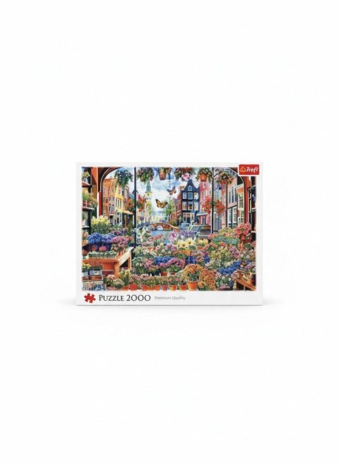Puzzle Kwiaciarnia w Amsterdamie 2000 el. Trefl (27128)