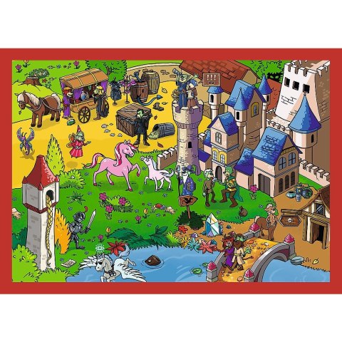 Puzzle Trefliki Podróże 4 el. Trefl (34675)