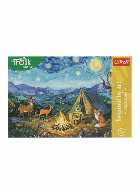 Puzzle Trefliki Przy ognisku 100 el. Trefl (16564)