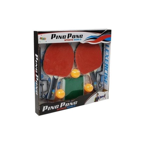Rakietka do tenisa stołowego Zestaw do Ping Ponga Paletki Siatka Lean (7174)