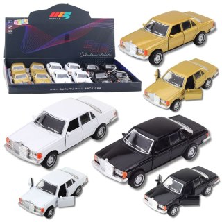 Samochód Klasyczny Metalowy Napęd Światła Dźwięki Otwierane Drzwi Mix Lean (23144)