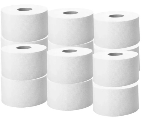 Biały papier toaletowy 50m 2w 360PRO 24 szt op.