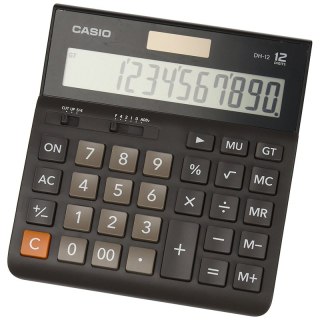 Casio kalkulator biurowy DH-12BK-S | 12 miejsc | Czarny