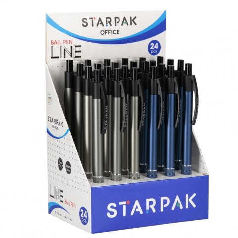 Długopis LINE OFF wkład niebieski 0,7mm Starpak (541168)