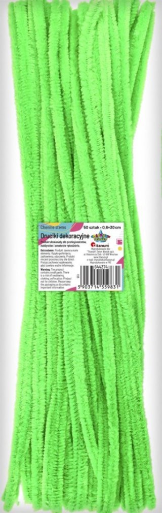 Drucik Craft-Fun Series kreatywny kolor: zielony jasny 300mm 50 szt Titanum (T09)