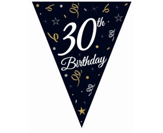 Girlanda papierowa 30 URODZINY - 270 cm Godan (GP-GF30)