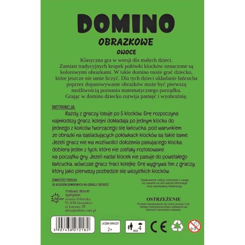 Gra logiczna owoce Domino Abino