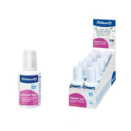 Korektor w płynie (z pędzelkiem) Blanco Fluid 300872 20ml Pelikan (300001132)