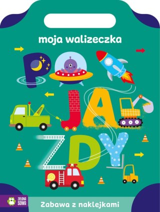 Książka dla dzieci Moja walizeczka. Pojazdy Zielona Sowa