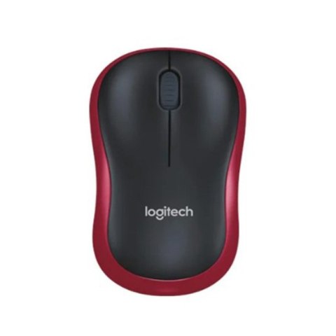 Logitech M185 mysz optyczna | bezprzewodowa | USB | red