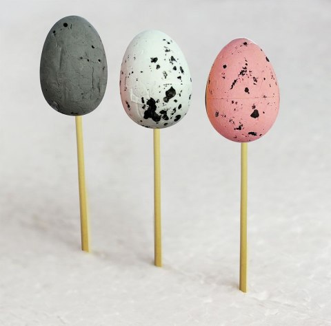 Ozdoba styropianowa Craft-Fun Series Kolorowe jajka styropianowe na piku Titanum