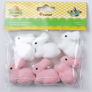 Ozdoba styropianowa Craft-Fun Series króliczki Titanum (BJ25091115)