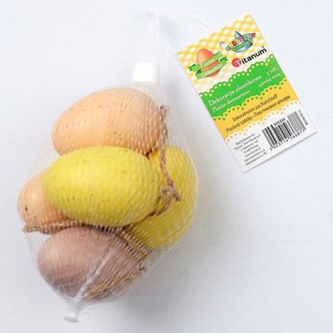 Ozdoba świąteczna Craft-Fun Series Jajka plastikowe zawieszki Titanum (BH25A6143 (1))