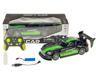 Samochód na radio, 27x11,5x8cm, driftujące, światła, funkcja pary z wydechu, akumulator, kabel USB Adar (609037)