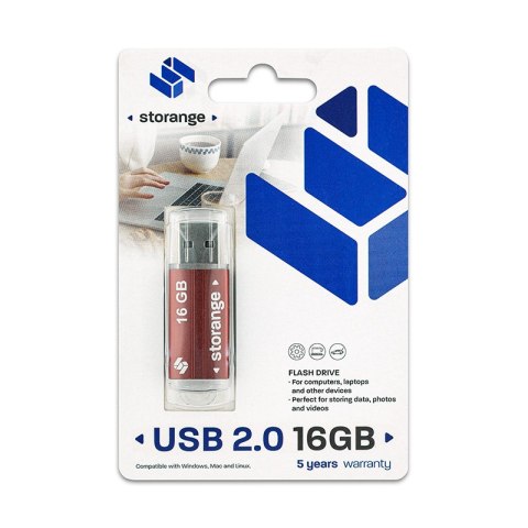 Storange pamięć 16 GB | Basic | USB 2.0 | brown