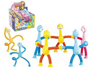 Figurka alpaka sensoryczna, rozciągliwe kończyny, wysokość: ok.19cm; display 36szt; 32,5x23,5x20cm, Box Adar (631298)