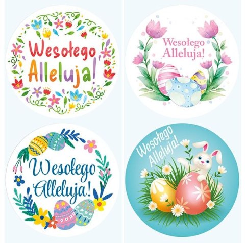 Naklejka (nalepka) Craft-Fun Series Naklejki na rolce, motywy wielkanocne Titanum (set1)