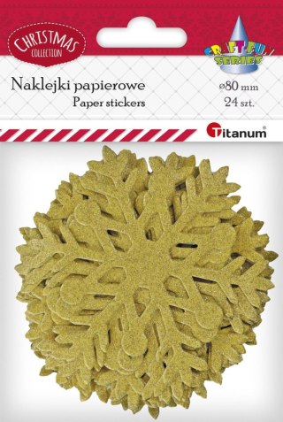 Naklejka (nalepka) Craft-Fun Series maxi płatki śniegu Titanum (4712-2)