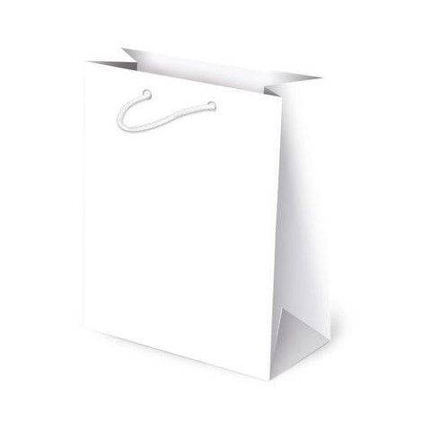 Torba prezentowa biała [mm:] 160x240x 75 Paw (T-4N)
