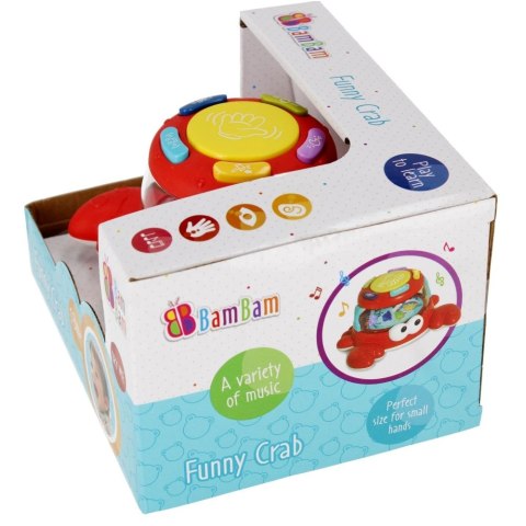 Zabawka dźwiękowa Krabik muzyczny Bam Bam (515139)