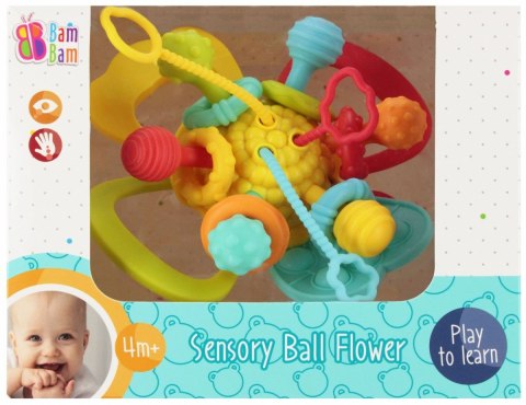 Zabawka edukacyjna kula sensoryczna Kwiatuszek Bam Bam (541619)
