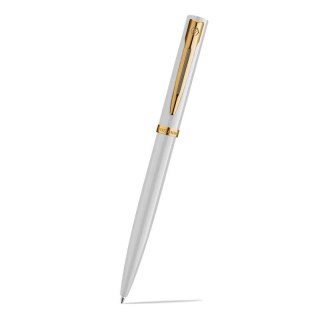 Ekskluzywny długopis Parker QuinkFlow Impression GT BIAŁE M wkład niebieski Mmm Waterman (2225511)