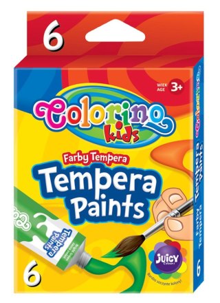Farba tempera colorino kolor: mix 12ml 6 kolor. Patio (68390)
