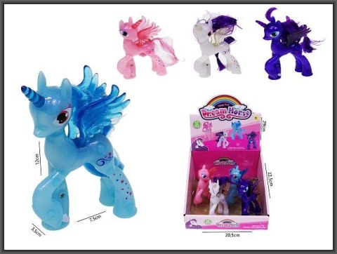 Figurka Jednorożec 14cm ze światłem Hipo (H14202)