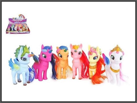 Figurka Jednorożec z ruchomą głową 13cm Hipo (640117)